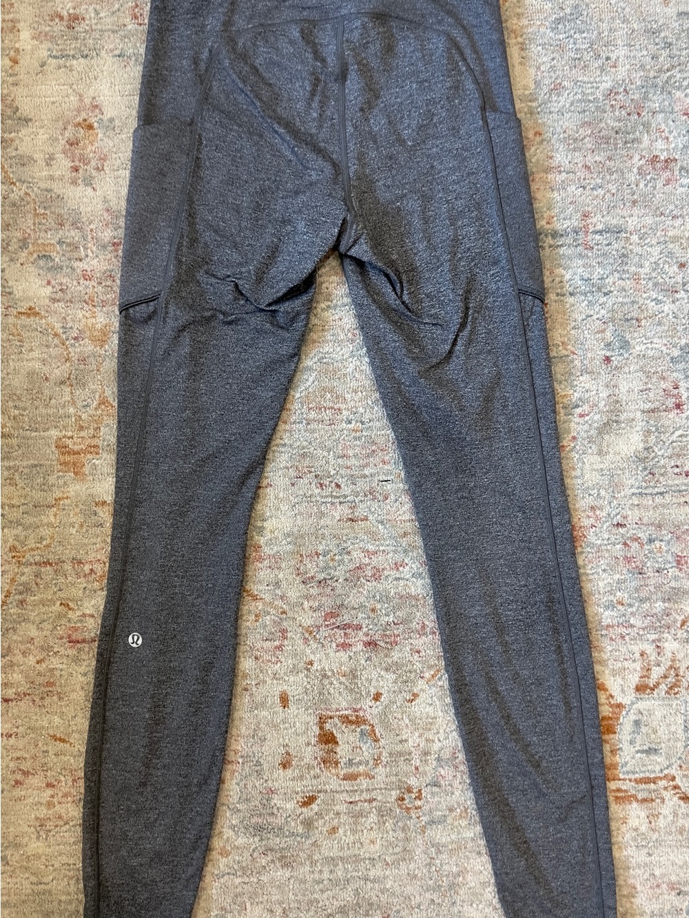 lululemon athletica Charcoal Gray Leggings with Side Pockets